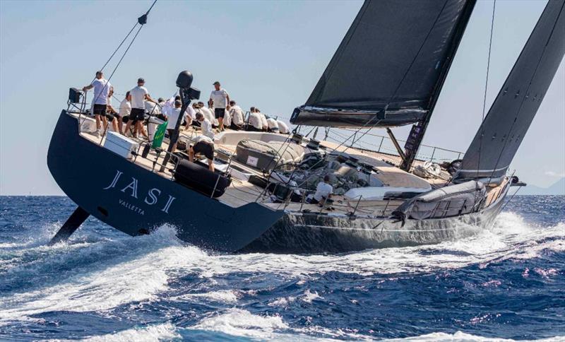 Contesting the IMA Transatlantic Trophy for Monohull Line Honours is largest boat currently confirmed for the 2023 RORC Transatlantic Race - the 115ft Swan Jasi skippered by Toby Clarke photo copyright ClubSwan Racing / Studio Borlenghi taken at Royal Ocean Racing Club and featuring the IRC class