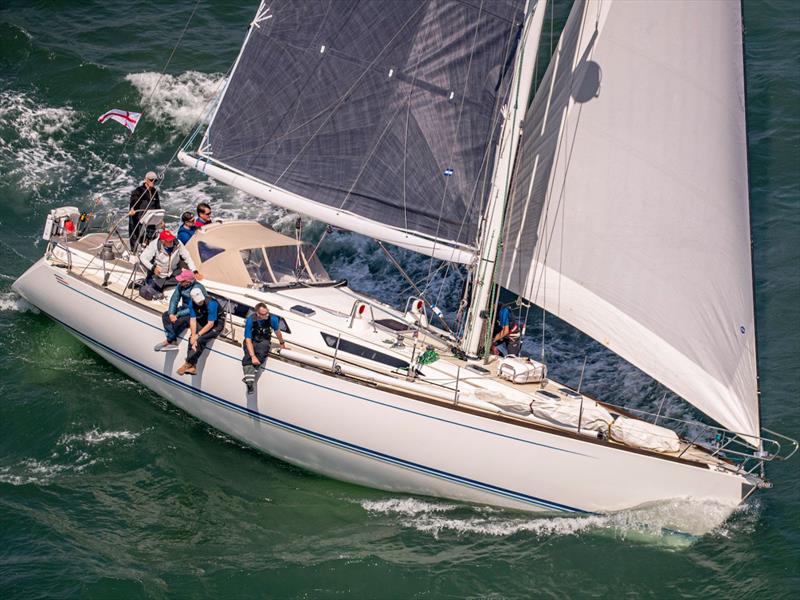 Andy Burton's Masquerade, the Baltic 47 was the first to register photo copyright Daniel Forster taken at Royal Bermuda Yacht Club and featuring the IRC class