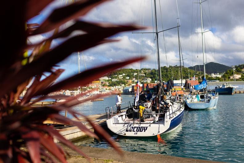 Cocody on the dock at Camper & Nicholsons Port Louis, Grenada - RORC Transatlantic Race photo copyright Arthur Daniel / RORC taken at Royal Ocean Racing Club and featuring the IRC class