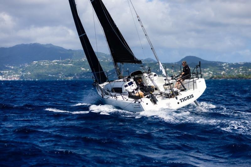 Sun Fast 3600 Tigris, co-skippered by owner Gavin Howe and Maggie Adamson - photo © Arthur Daniel / RORC