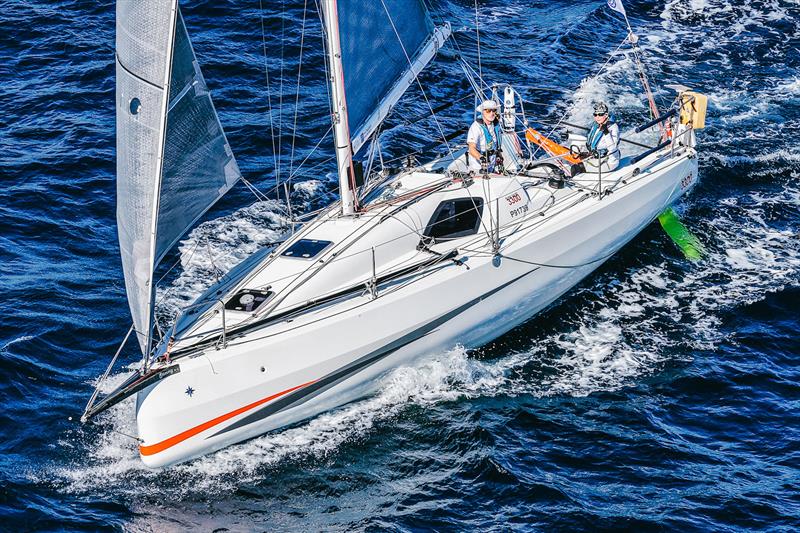 Annika Paasikivi's Sun Fast 3300, sailing with Ari Huusela, starts the 2026 RORC Transatlantic Race - photo © Sailing Energy