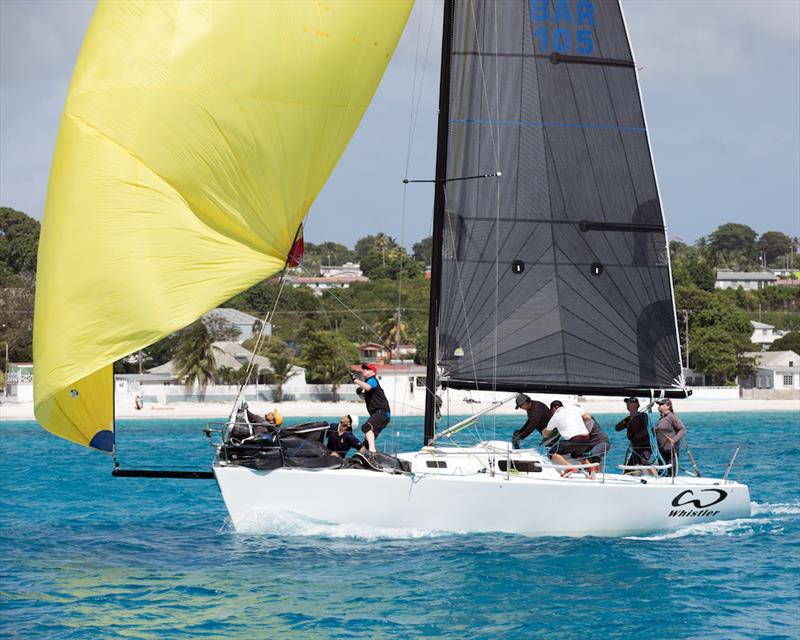 Another CSA Racing win for J/105 – Whistler - Barbados Sailing Week 2018 photo copyright Peter Marshall / BSW taken at Barbados Cruising Club and featuring the J105 class