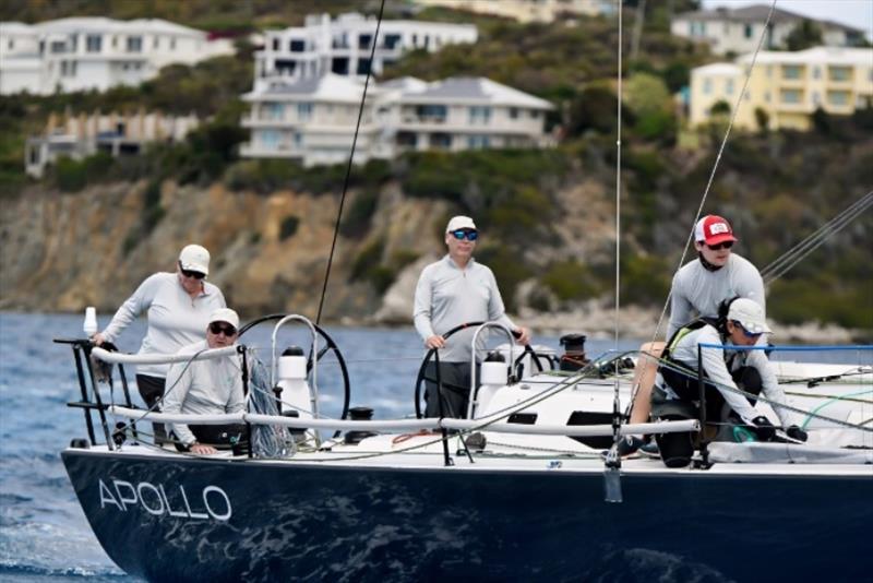 The USA's Donald Nicholson driving Apollo photo copyright Dean Barnes taken at St. Thomas Yacht Club and featuring the J/121 class