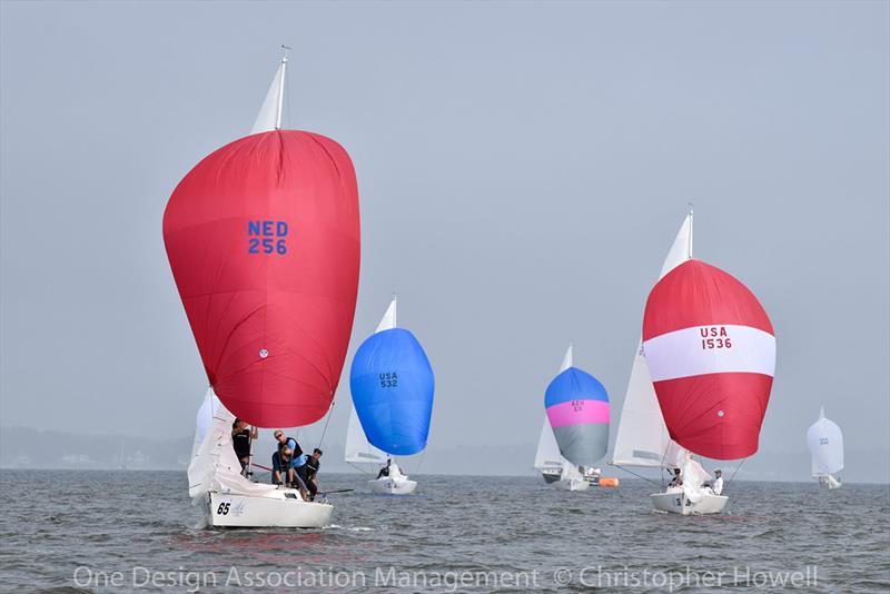 2018 J/22 World Championship - Day 2 photo copyright Christopher Howell taken at Annapolis Yacht Club and featuring the J/22 class