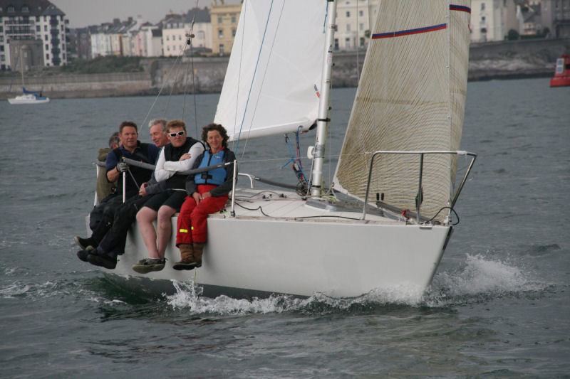 Racing on day three of the Duchy Timber Spring Series at Saltash SC photo copyright Chris Hampe taken at Saltash Sailing Club and featuring the J/24 class