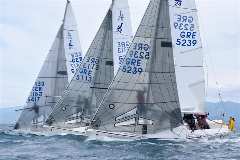 Day 3 - J/24 European Championship at Patras, Greece photo copyright Christopher Howell taken at  and featuring the J/24 class