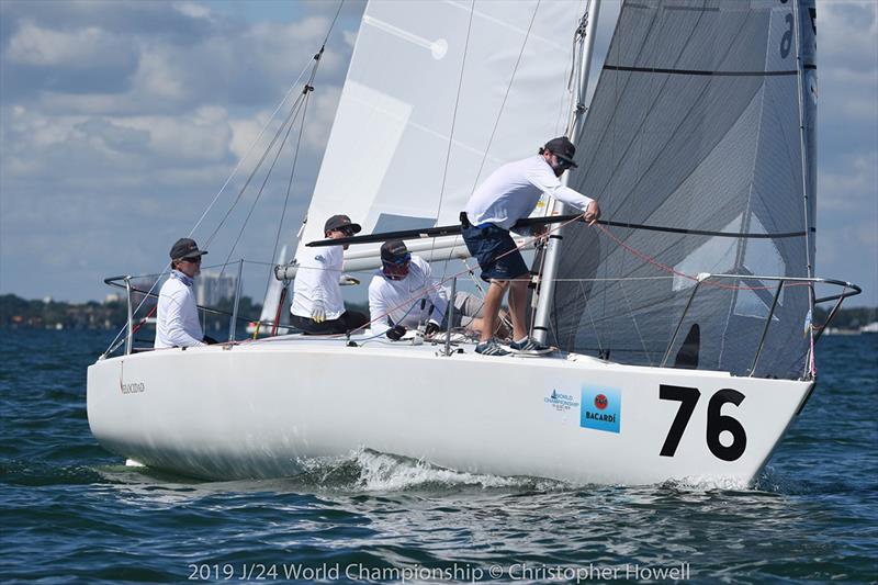 2019 J 24 World Championship - Day 2 photo copyright Christopher Howell taken at  and featuring the J/24 class