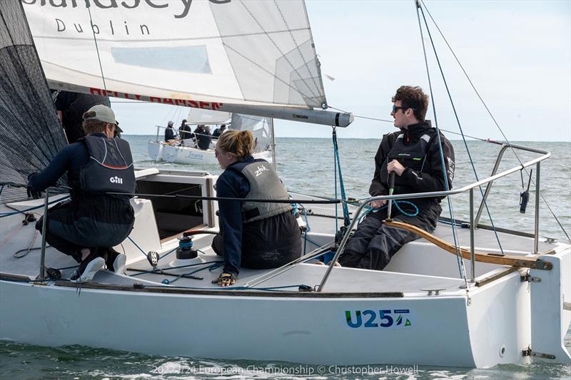 2022 J/24 European Championship photo copyright Christopher Howell taken at Howth Yacht Club and featuring the J/24 class