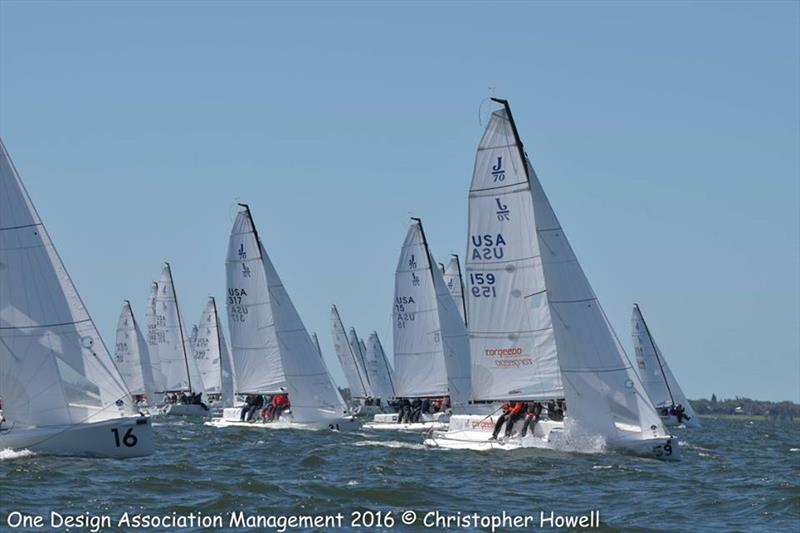 J70 Midwinter Championship day 1 photo copyright Christopher Howell taken at St. Petersburg Yacht Club, Florida and featuring the J70 class