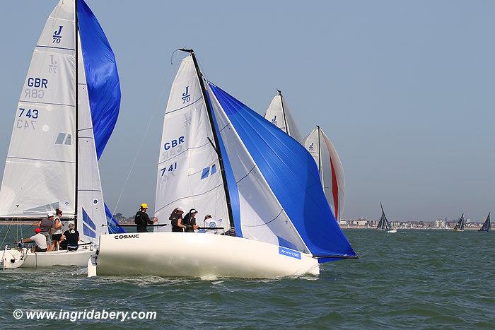 Lendy Cowes Week day 3 photo copyright Ingrid Abery / www.ingridabery.com taken at Cowes Combined Clubs and featuring the J70 class