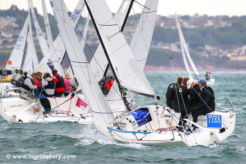 Darwin Escapes 2019 J/70 Worlds at Torbay day 1 photo copyright Ingrid Abery / www.ingridabery.com taken at Royal Torbay Yacht Club and featuring the J70 class
