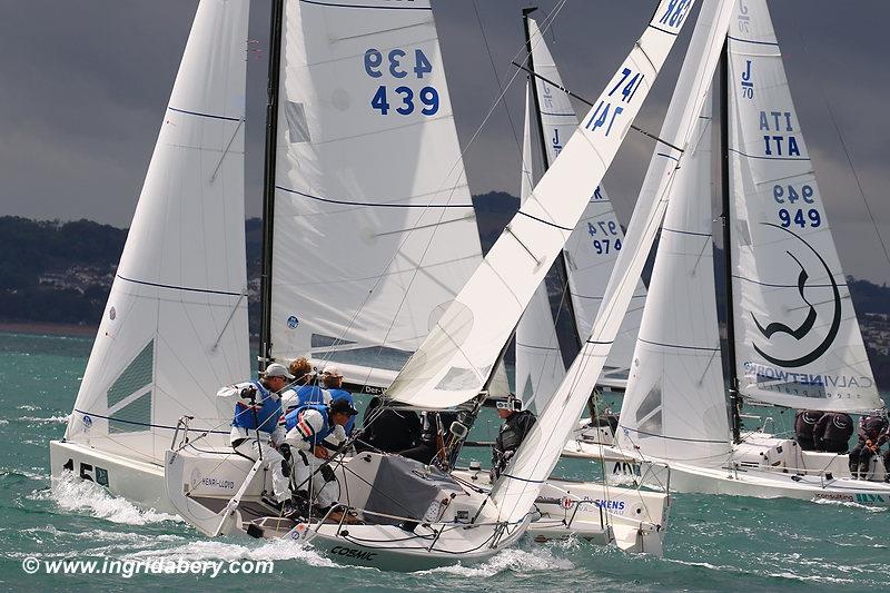 Darwin Escapes 2019 J/70 Worlds at Torbay day 1 photo copyright Ingrid Abery / www.ingridabery.com taken at Royal Torbay Yacht Club and featuring the J70 class