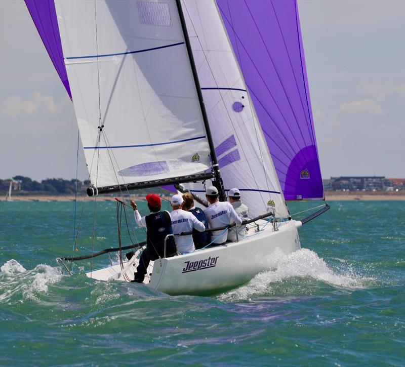 GJW Direct J/70 UK Nationals day 3 photo copyright Gillian Pearson / Royal Southern YC taken at Royal Southern Yacht Club and featuring the J70 class