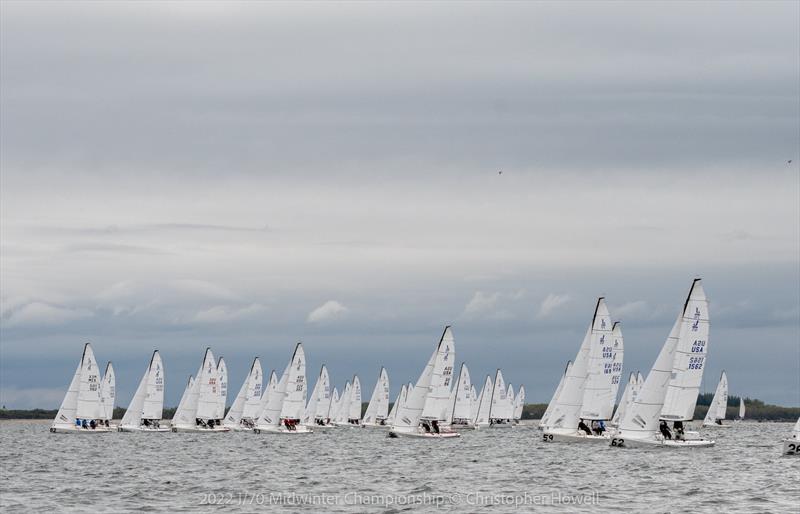 2022 J/70 Midwinter Championship day 2 photo copyright Christopher Howell taken at Davis Island Yacht Club and featuring the J70 class