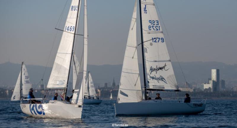 Barcelona J/70 Winter Series photo copyright Torveo.es taken at Real Club Nautico de Barcelona and featuring the J70 class