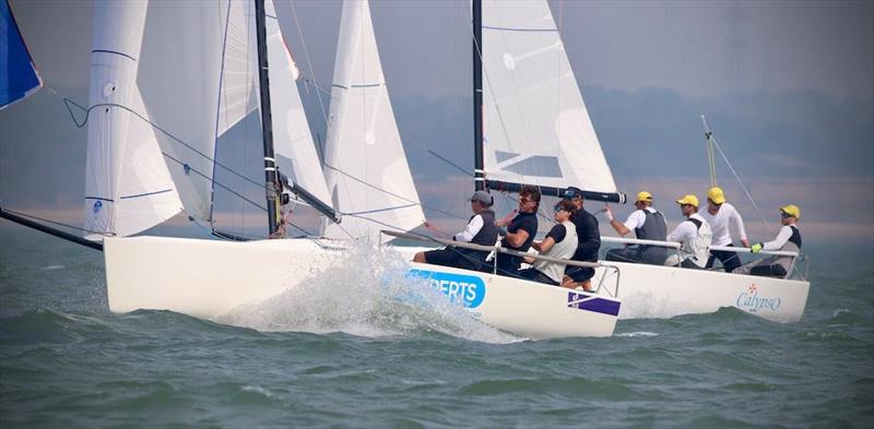 Tim Collins EV Experts & Jon Calascione /Marshall King's Calypso - J/70 UK Nationals Championships photo copyright Paul Wyeth taken at Royal Ocean Racing Club and featuring the J70 class