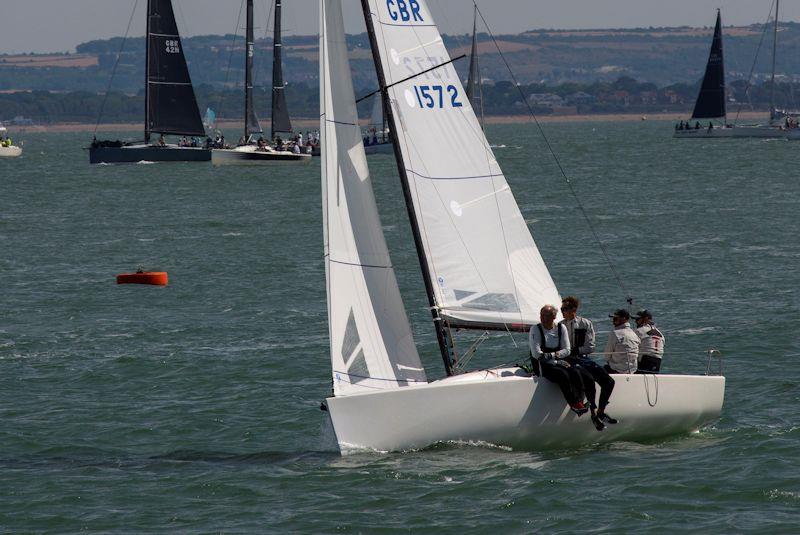 Cowes Week day 1 photo copyright Martin Augustus / www.sailingimages.co.uk taken at Cowes Combined Clubs and featuring the J70 class