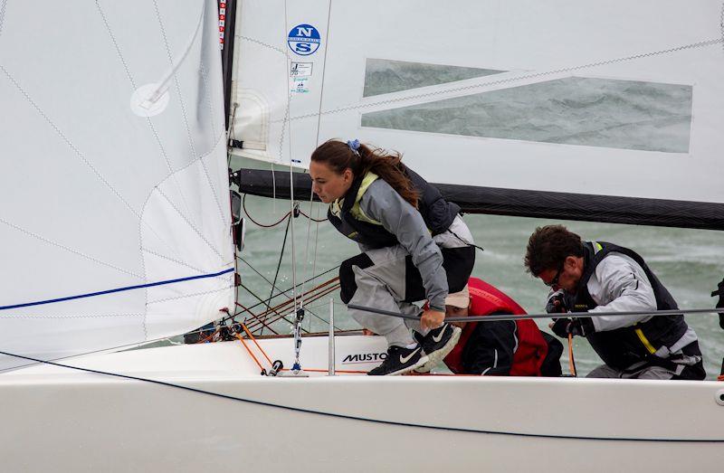 Cowes Week day 2 photo copyright Martin Augustus / www.sailingimages.co.uk taken at Cowes Combined Clubs and featuring the J70 class