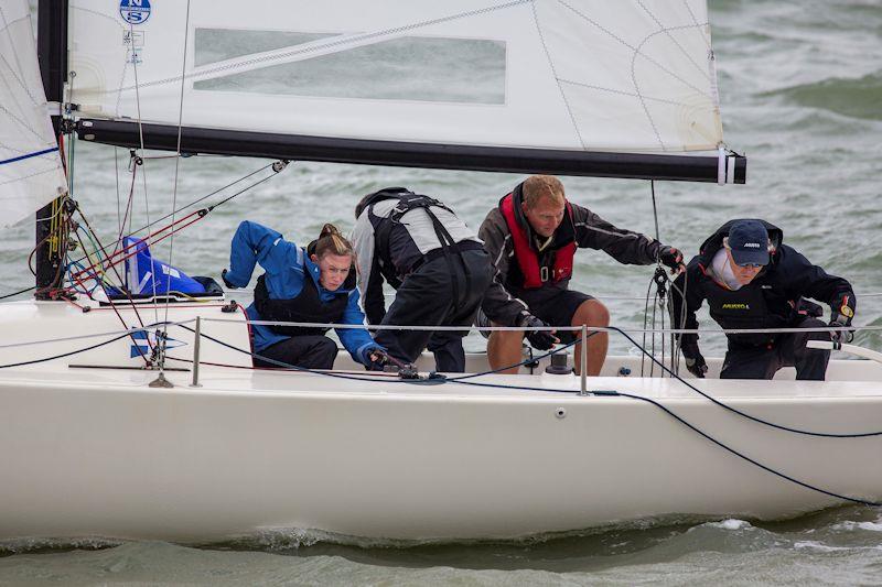 Cowes Week day 2 photo copyright Martin Augustus / www.sailingimages.co.uk taken at Cowes Combined Clubs and featuring the J70 class