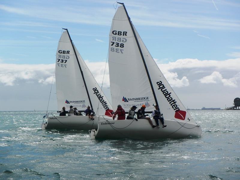 Annual J70 Regatta at Bembridge - Day 1 photo copyright Mike Samuelson taken at Bembridge Sailing Club and featuring the J70 class
