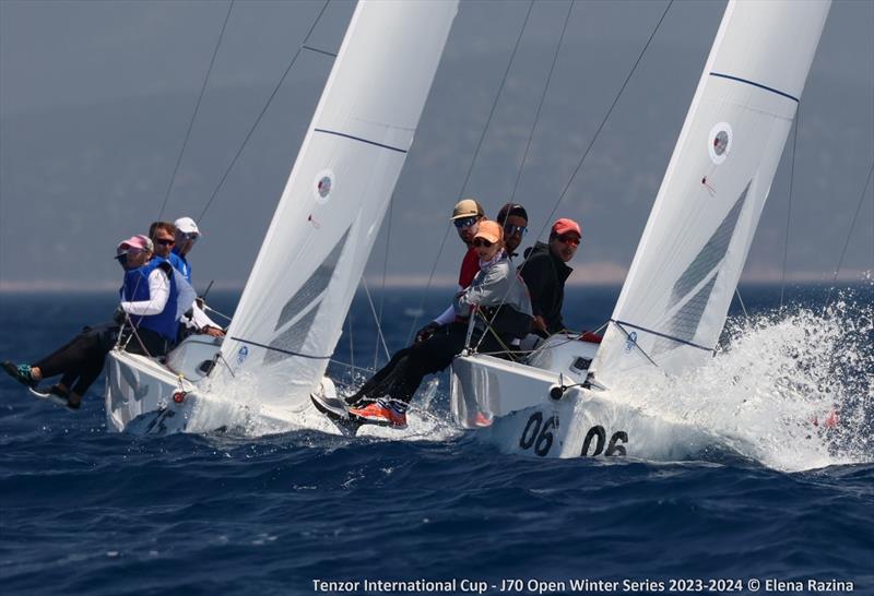 Tenzor International Cup - J/70 Open Winter Series 2023-2024 photo copyright Elena Razina taken at  and featuring the J70 class