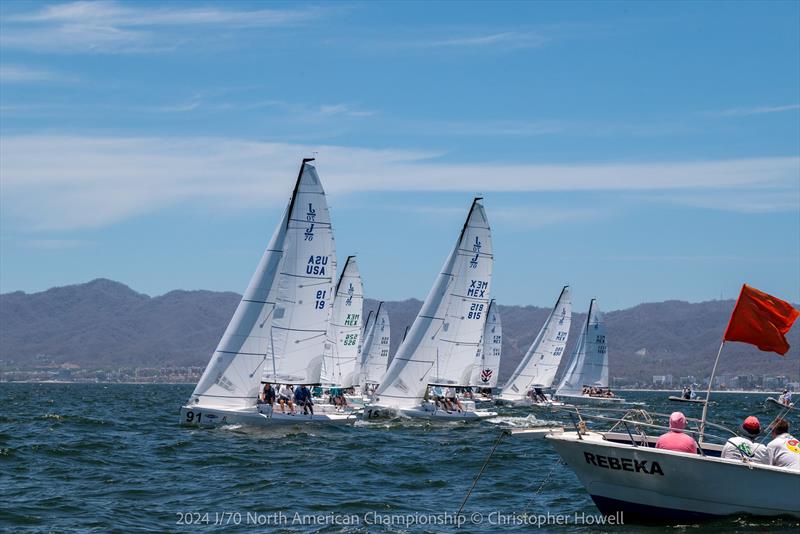 2024 J70 North American Championships photo copyright Christopher Howell taken at Vallarta Yacht Club and featuring the J70 class