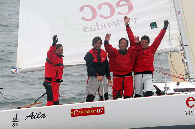 Spanish teams dominate the J80 worlds in La Trinite sur Mer, France photo copyright Franck Gicquiaud / www.littoral-ouest.com taken at  and featuring the J80 class