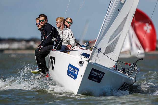 Cowes Week continues support of Youth Sailing photo copyright Paul Wyeth taken at Cowes Combined Clubs and featuring the J80 class