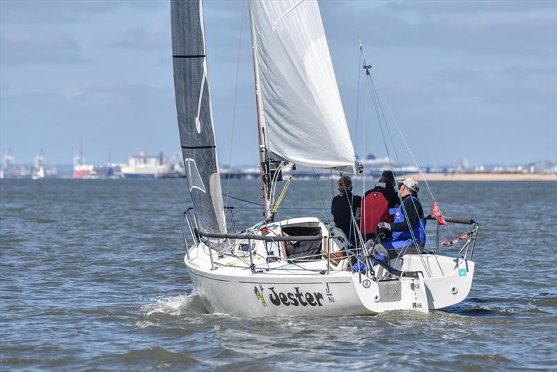 J80 Jester on day 4 of the Helly Hansen Warsash Spring Series - photo © Andrew Adams / www.closehauledphotography.com