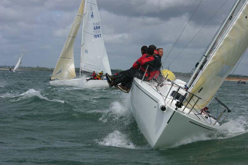 Strong winds for the Royal Southern May Regatta photo copyright Eddie Mays taken at Royal Southern Yacht Club and featuring the J80 class