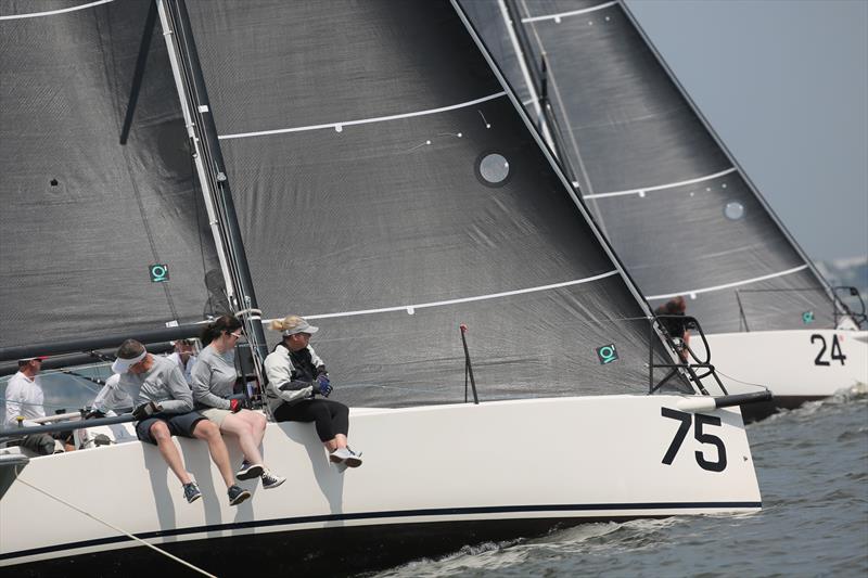 A 4-way tie in the J88 fleet ensures that all bets are off for Saturday's racing - 2024 Charleston Race Week - photo © Joy Dunigan/CRW 2024