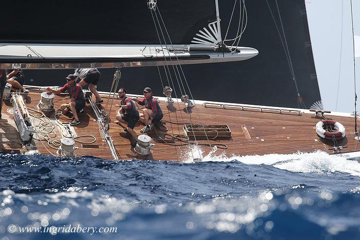 J Class at the Saint Barths Bucket regatta day 1 photo copyright Ingrid Abery / www.ingridabery.com taken at Saint Barth Yacht Club and featuring the J Class class