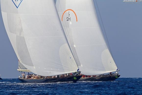 J Class yachts Rainbow and Valsheda on day two of the Maxi Yacht Rolex Cup photo copyright Rolex / Carlo Borlenghi taken at Yacht Club Costa Smeralda and featuring the J Class class