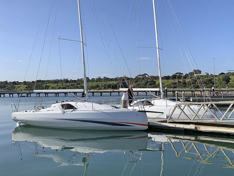 The first two Jeanneau Sun Fast 3300s to arrive at the Sandringham Yacht Club.in Melbourne. - photo © 38 South Boat Sales