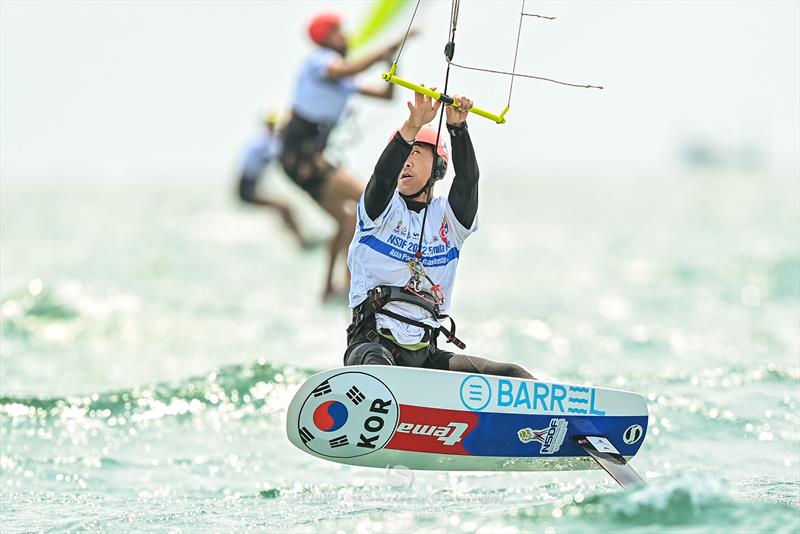 South Korea's Soon Ho Kwon was crowned Master's 2022 Formula Kite NFDS Asia Pacific Champion photo copyright Jirawat Srikong / IKA taken at  and featuring the Kiteboarding class