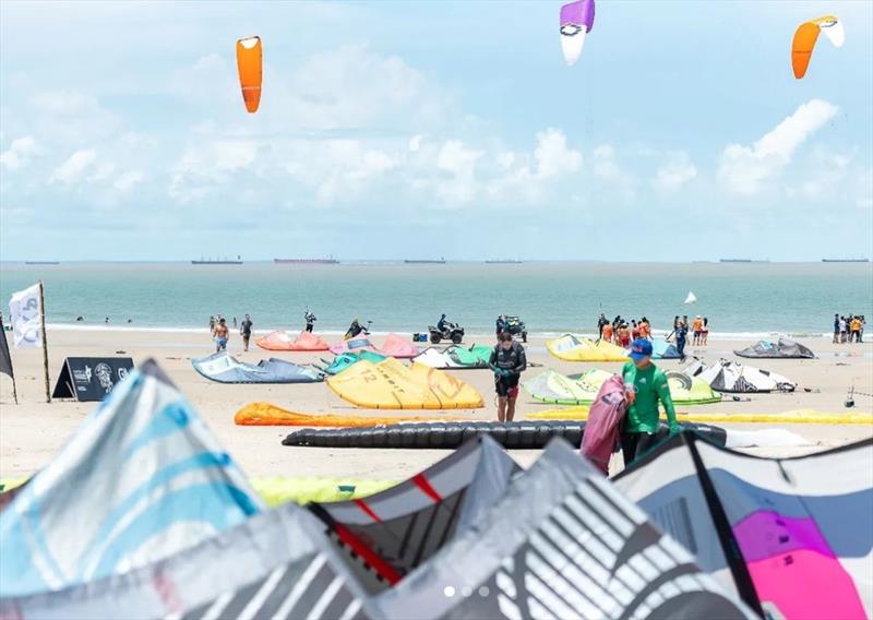 The beach venue is ideal for hosting kiteboarding competitions photo copyright Ocean Kite Point taken at  and featuring the Kiteboarding class