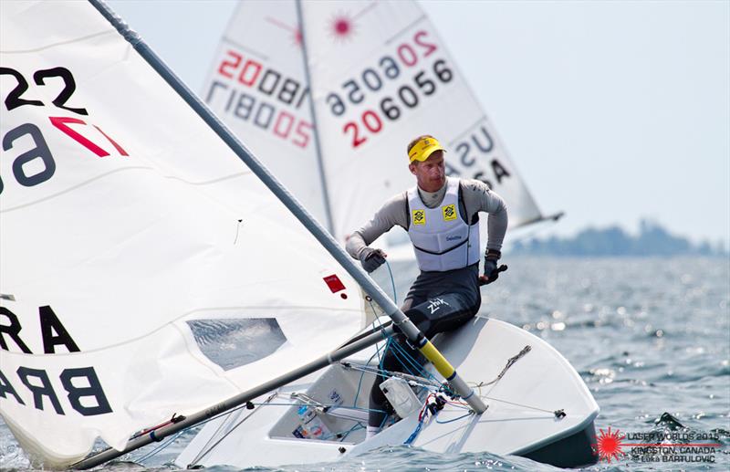 Laser Standard Men's Worlds day 2 photo copyright Luka Bartulovic / SailingShot taken at CORK and featuring the ILCA 7 class