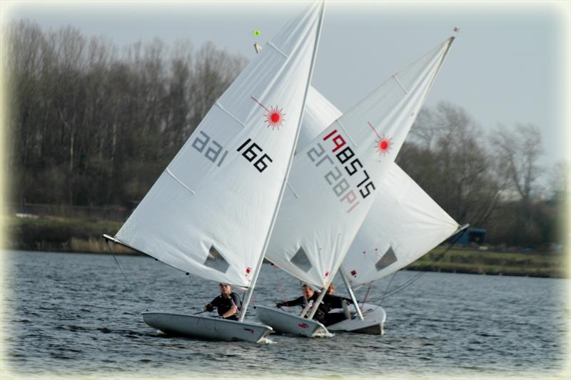 Tipsy Icicle Series at Leigh & Lowton Week 10 photo copyright Gerard van den Hoek taken at Leigh & Lowton Sailing Club and featuring the ILCA 7 class