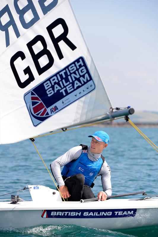 Nick Thompson photo copyright Rick Tomlinson / British Sailing Team taken at  and featuring the ILCA 7 class