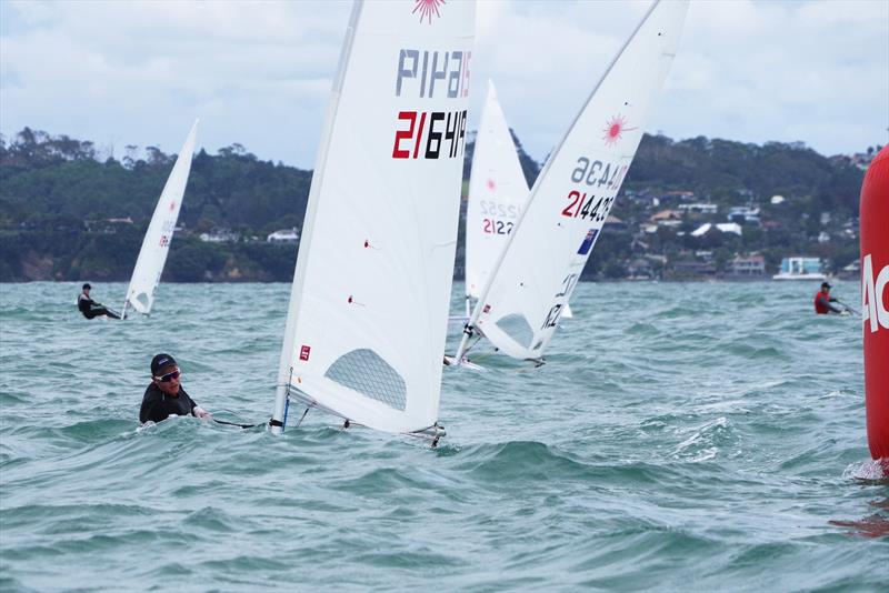 Oceanbridge NZL Sailing Regatta, Day 2, February 5, 2018 photo copyright Yachting New Zealand taken at Murrays Bay Sailing Club and featuring the ILCA 7 class