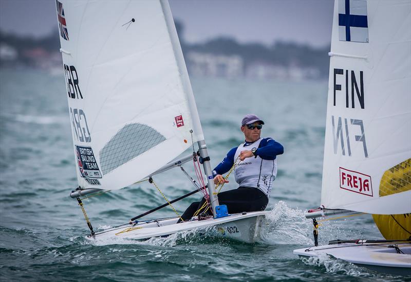 Nick Thompson - World Cup Series Miami 2018 photo copyright Jesus Renedo / Sailing Energy taken at  and featuring the ILCA 7 class