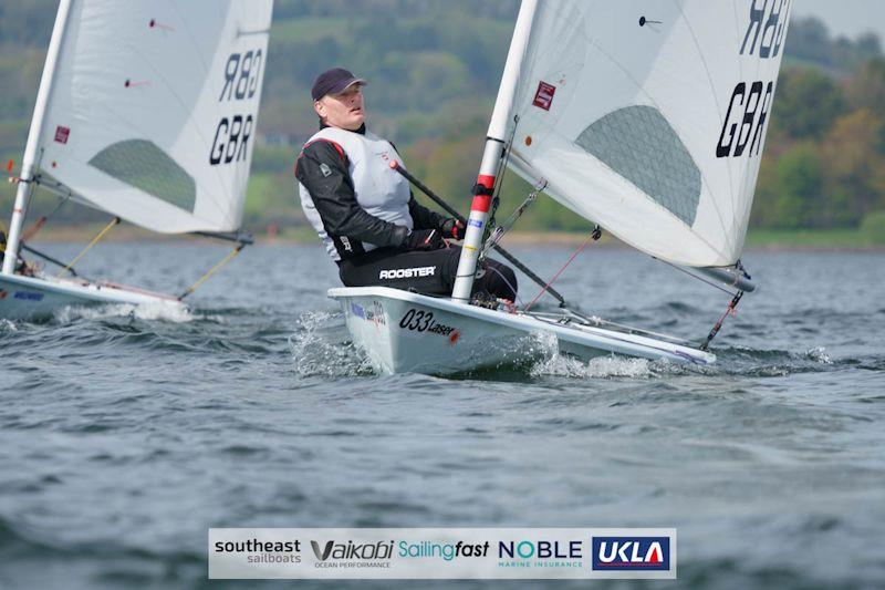 David Goddard in the Noble Marine UKLA Masters ILCA 7 Inland Championships at Chew Valley Lake photo copyright Lotte Johnson taken at Chew Valley Lake Sailing Club and featuring the ILCA 7 class