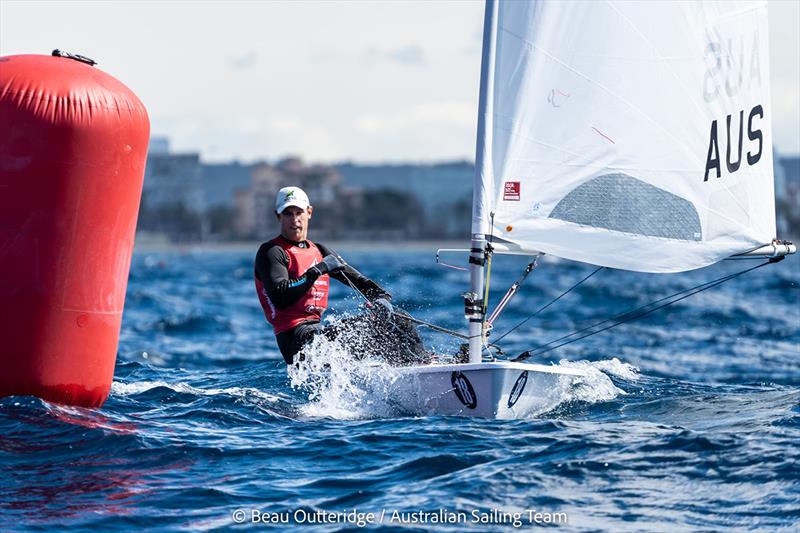 Matt Wearn competing in the ILCA 7 Medal Race at Princess Sofia Regatta  photo copyright Beau Outteridge / Australian Sailing Team taken at Club Nàutic S'Arenal and featuring the ILCA 7 class