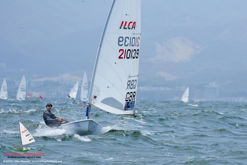 Neil Peters during the ILCA 7 Masters Worlds in Mexico photo copyright John Pounder / www.jldigitalmedia.net taken at Vallarta Yacht Club and featuring the ILCA 7 class