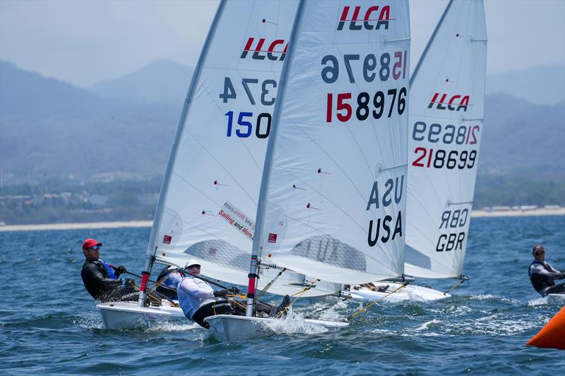 ILCA 7 Masters Worlds in Mexico day 4 photo copyright John Pounder / www.jldigitalmedia.net taken at Vallarta Yacht Club and featuring the ILCA 7 class