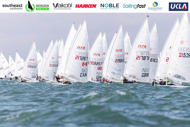 2022 ILCA Nationals at Hayling Island day 3 photo copyright Georgie Altham taken at Hayling Island Sailing Club and featuring the ILCA 7 class