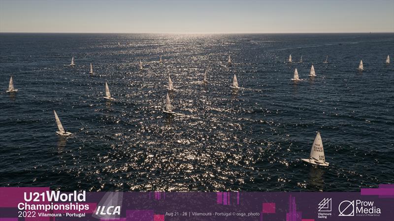 Day 4 of the 2022 ILCA U21 Worlds at Vilamoura, Portugal photo copyright osga_photo / Joao Costa Ferreira taken at Vilamoura Sailing and featuring the ILCA 7 class