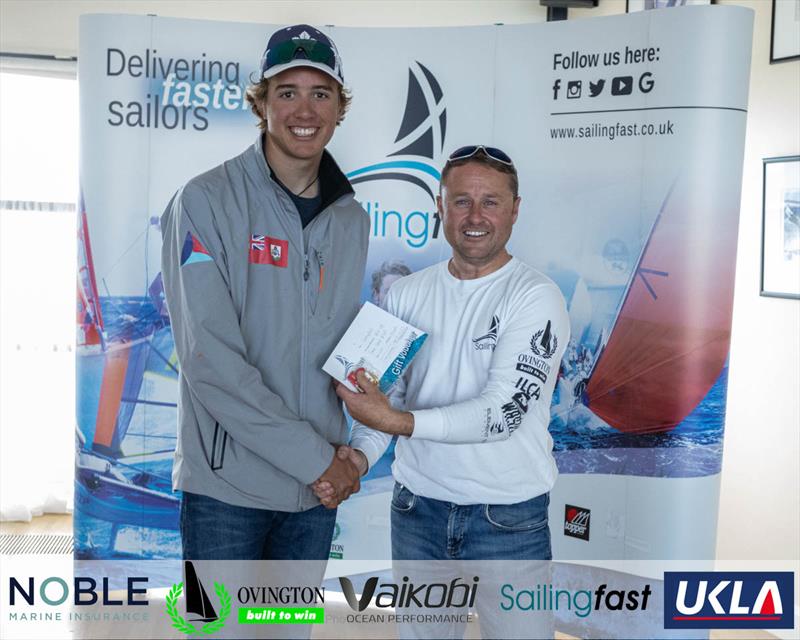 Sebastian Kempe, 1st Under 19 - Noble Marine Vaikobi UKLA Qualifier 6 at Weymouth photo copyright Georgie Altham / www.facebook.com/galthamphotography taken at Weymouth & Portland Sailing Academy and featuring the ILCA 7 class