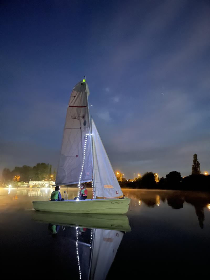 Worcestershire Youth Sailing Association 12 hour sail photo copyright Worcestershire Youth Sailing Association taken at  and featuring the Laser Bahia class