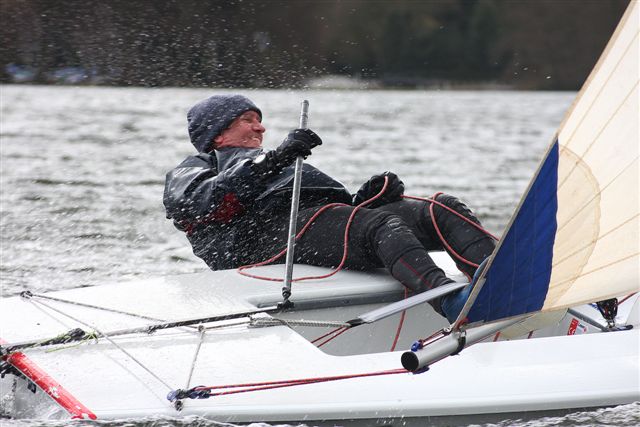 The weather and wind threws everything at the 33 Frensham Frenzy competitors photo copyright Jackie Lawton taken at Frensham Pond Sailing Club and featuring the ILCA 6 class